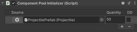 Component Pool Initializer inspector Inspector