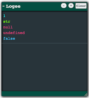 Logee primitives log