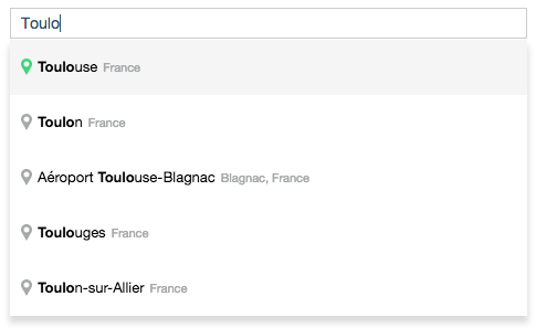 React Native Google Places Suggest React Native Google Places Suggest