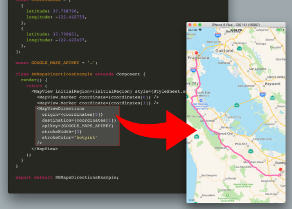 Directions Component For React Native Maps Directions Component For React Native Maps