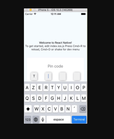 Pin Code Component For React Native Pin Code Component For React Native