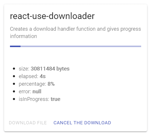 Download Handler Function In React - use-downloader