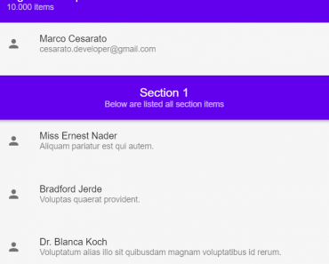High Performance List View For React Native – Big List High Performance List View For React Native – Big List