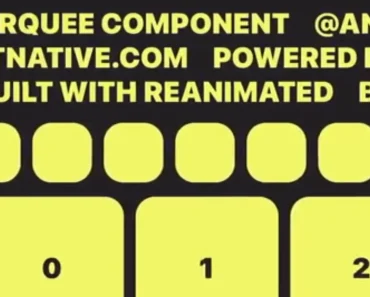 Cross-platform Marquee Component For React Native Cross-platform Marquee Component For React Native