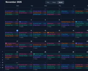 Full-featured Event Calendar Component with Drag & Drop – DayFlow Full-featured Event Calendar Component with Drag & Drop – DayFlow