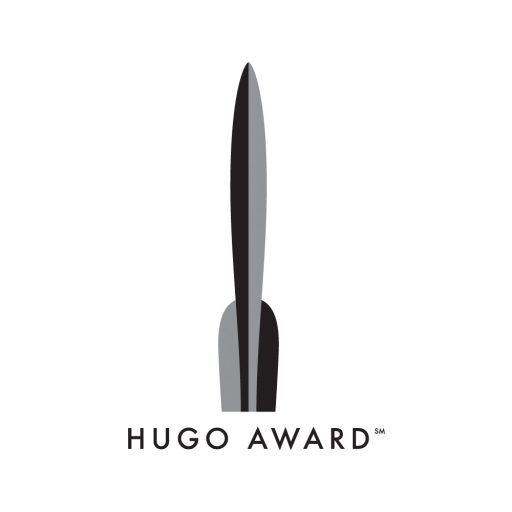 Image of the Hugo Award logo, with the words "Hugo Award" below