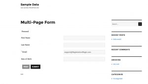 Multipage registration forms front-end-view-1