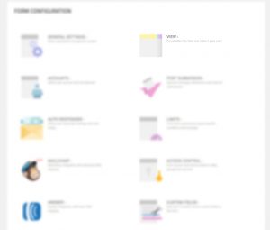 Multipage registration forms view