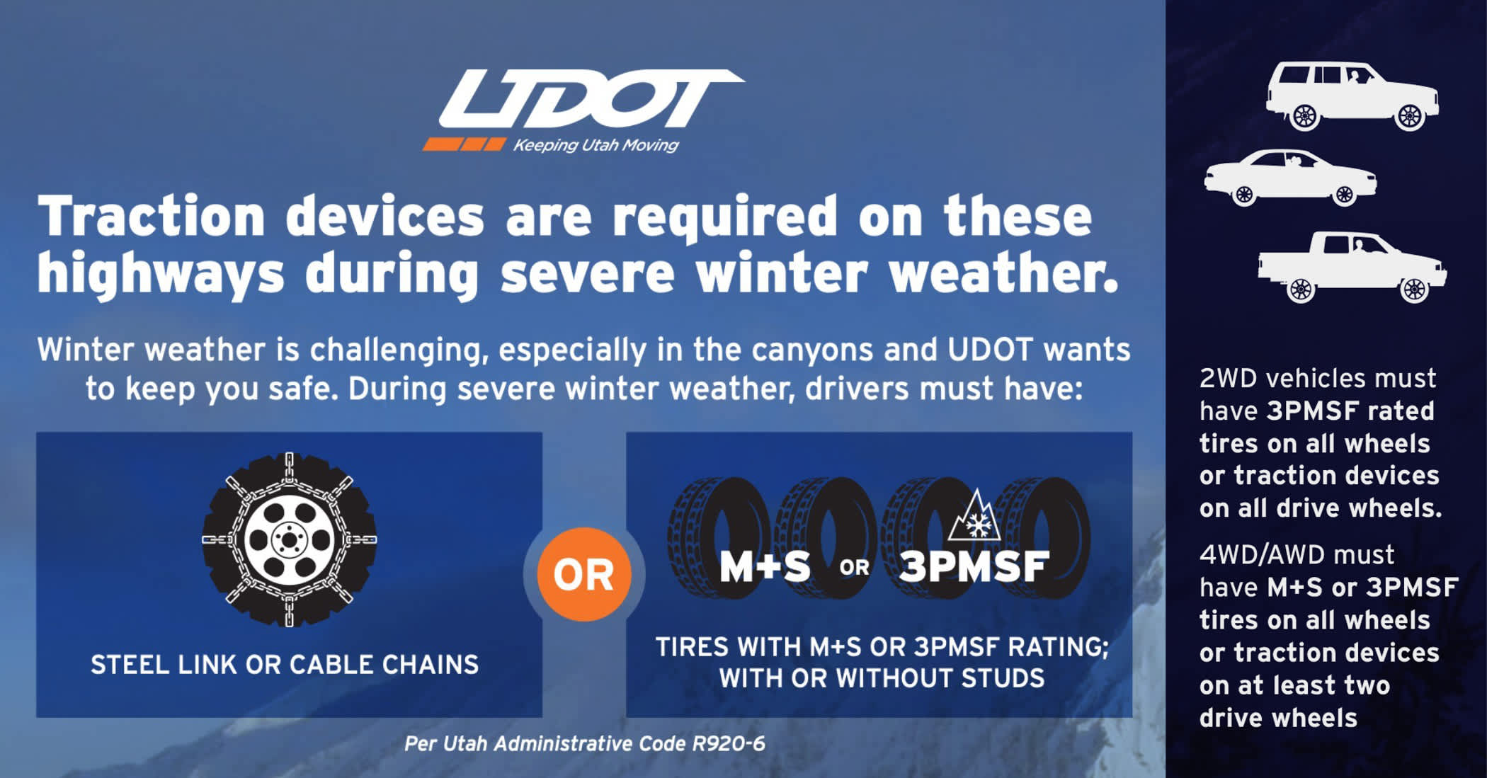UDOT Traction Law