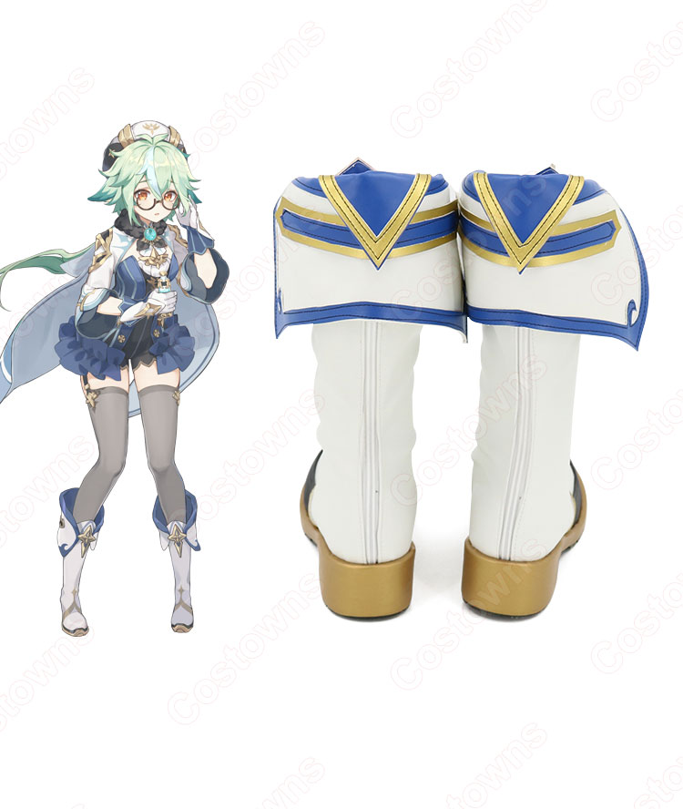 スクロース(Sucrose) コスプレ靴『原神(げんしん)』 コスプレ シューズ/ブーツ コスプレ用 道具 男女兼用-3