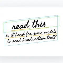 Handwriting OCR Benchmark
