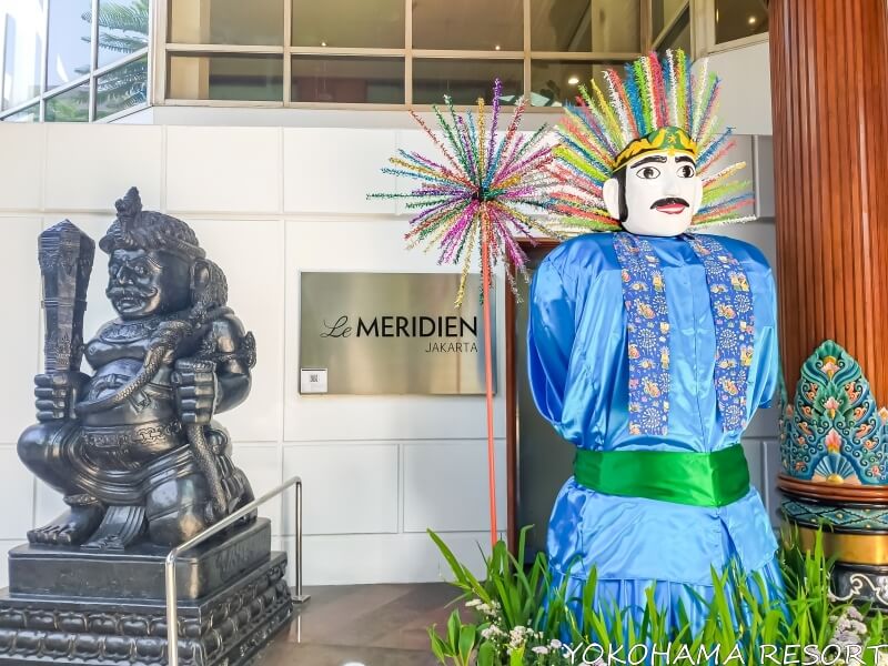 ル・メリディアン・ジャカルタのエントランス
