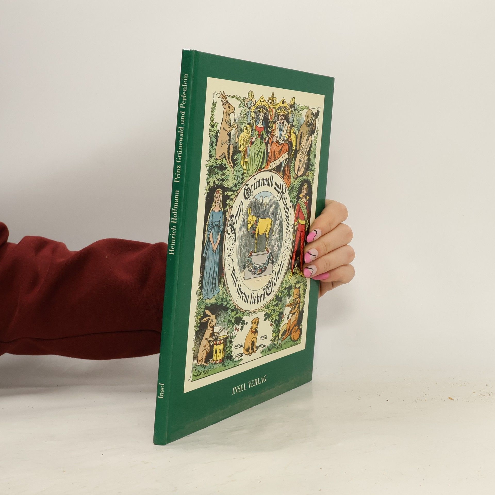 Prinz Grünewald und Perlenfein mit ihrem lieben Eselein E. Bildermärchen