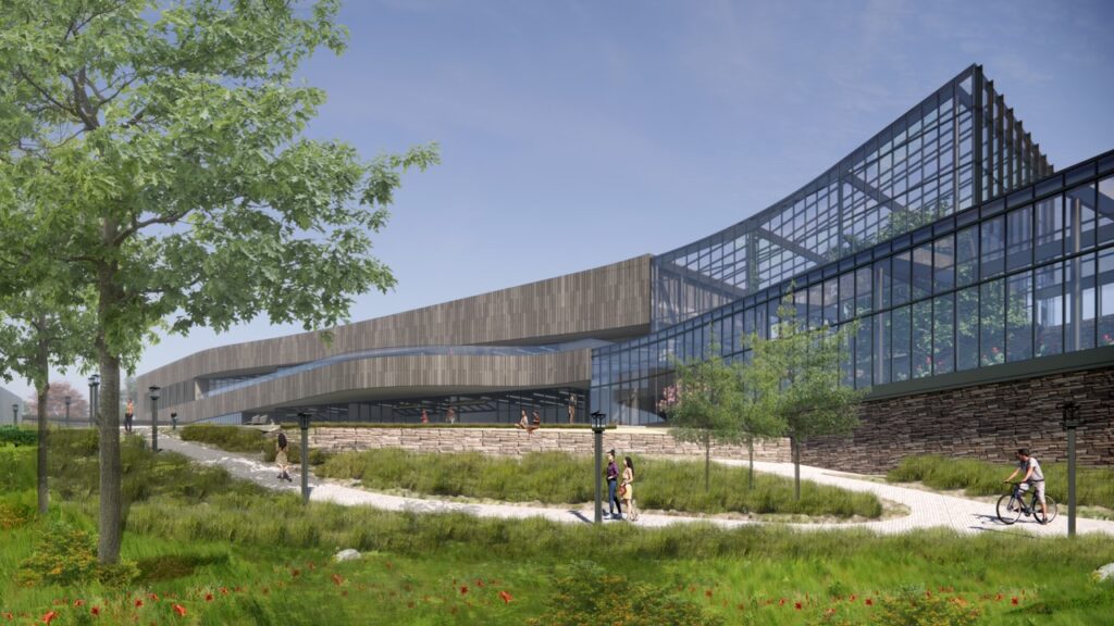 Rendering of Innovation District’s STEM Academic Building