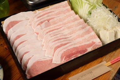 アグーしゃぶしゃぶ昭和村 別邸_特選アグー豚しゃぶしゃぶセット