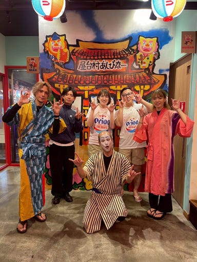 島唄ライブ 屋台村 あしびなー_インスタ映え♪店内フォトスポット