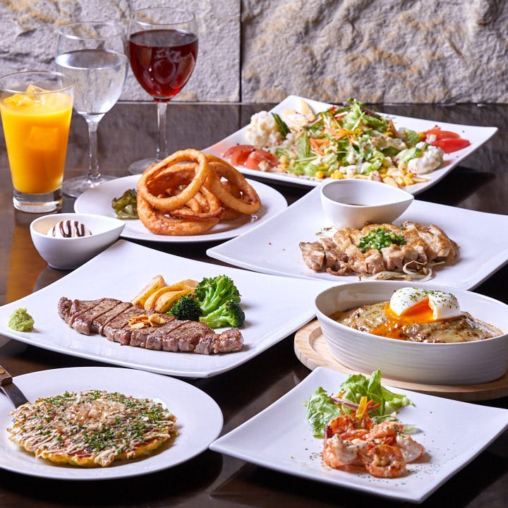 3時間飲み放題付◎県外のお客様からも人気の5,000円(税込)コース The 鉄板_3時間飲み放題付◎県外のお客様からも人気の5,000円(税込)コース