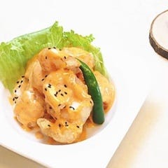 海老のオーロラソース和え 横浜中華街 極上フカヒレコース× 宴会個室 横浜酒家_海老のオーロラソース和え