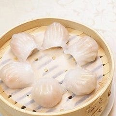 蒸しエビ餃子 横浜中華街 極上フカヒレコース× 宴会個室 横浜酒家_蒸しエビ餃子