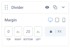 Divider Setting
