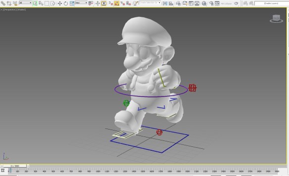 Super Mario, master hula-hooper