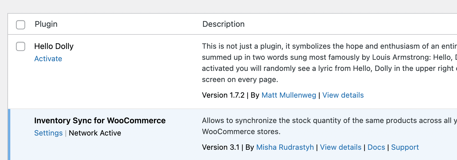 Add custom links with plugin_action_links and plugin_row_meta hooks to a WordPress plugin
