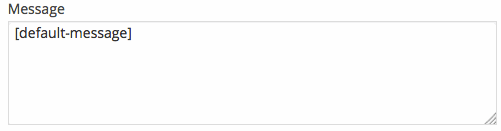 Customize you automated notification message