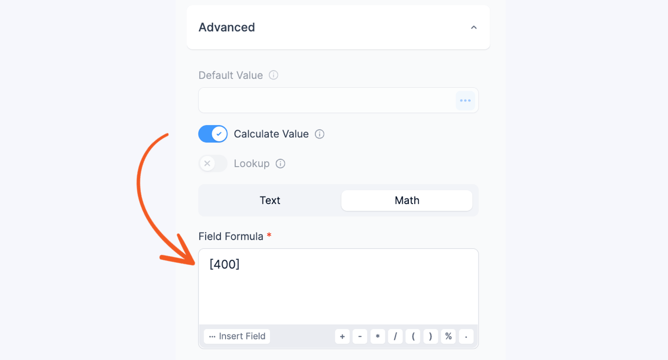 Repeater Calculate Number of Rows Total Field