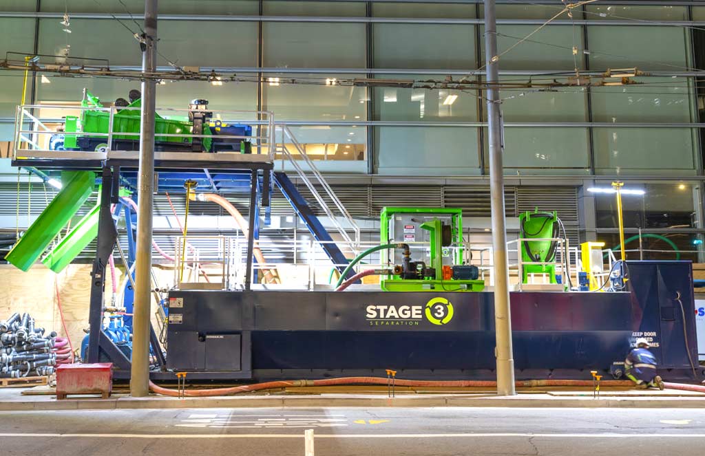 Tank System machine in the field.