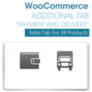 WooCommerce Additional Tab “Payment and Delivery”
