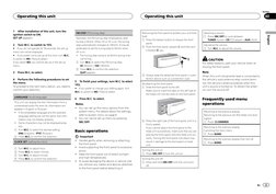 1
After installation of this unit, turn the
ignition switch to ON.
SET UP appears.
2
Turn M.C. to switch to YES.
#
If you do