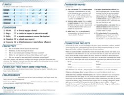 Harbinger Moves
(Choose two)
❑
❑ Stick to the mission: When you defend someone
or something critically important to the fut