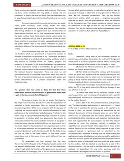 CASE DIGEST
ADMINISTRATIVE LAW, LAW ON LOCAL GOVERNMENT AND ELECTION LAW
LEGIM DISCIPULO meikimouse
3
These functions