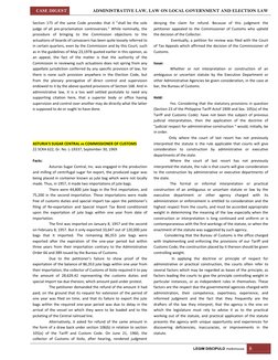 CASE DIGEST
ADMINISTRATIVE LAW, LAW ON LOCAL GOVERNMENT AND ELECTION LAW
LEGIM DISCIPULO meikimouse
6
Section 175 of