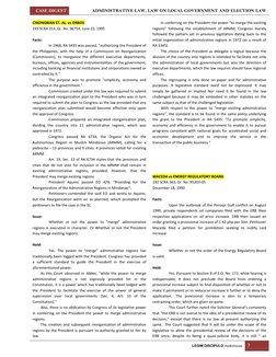 CASE DIGEST
ADMINISTRATIVE LAW, LAW ON LOCAL GOVERNMENT AND ELECTION LAW
LEGIM DISCIPULO meikimouse
7
CHIONGBIAN ET.