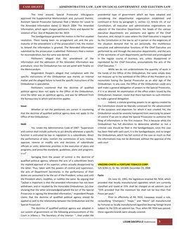 CASE DIGEST
ADMINISTRATIVE LAW, LAW ON LOCAL GOVERNMENT AND ELECTION LAW
LEGIM DISCIPULO meikimouse
9
This time aroun