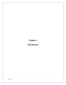 1 | P a g e
Chapter 1
Introduction