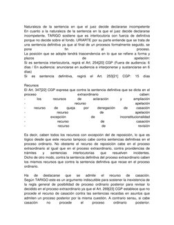 Naturaleza de la sentencia en que el juez decide declararse incompetente
En cuanto a la naturaleza de la sentencia en la q