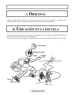 I. OBJETIVO
Adquirir mentalidad bíblica mediante una visión panorámica del plan universal de salvación y su desarrollo en el