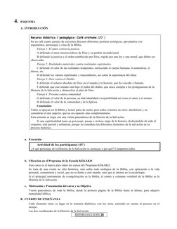 4. ESQUEMA
A. INTRODUCCIÓN
Recurso didáctico / pedagógico: Café cristiano (20´)
En un café cuatro parejas de creyentes discut