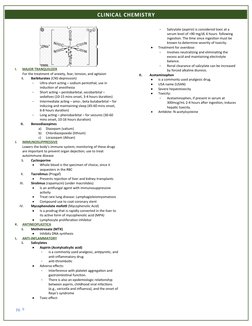 CLINICAL CHEMISTRY
I.
MAJOR TRANQUILIZER
For the treatment of anxiety, fear, tension, and agitaion
I.
Barbiturat