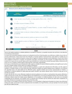 CAMPUS CHANGE PAIN
MÓDULO LATAM 17
CUIDADOS PALIATIVOS I: CONCEPTOS BÁSICOS
4
1.2.
Historia de la Medicina Paliativa