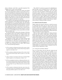 8 / DESIGN GUIDE 1, 2ND EDITION / BASE PLATE AND ANCHOR ROD DESIGN
plate to eliminate voids. This is especially important if