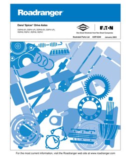 For the most current information, visit the Roadranger web site at www.roadranger.com
DSP40-(P), DSP41-(P), DDP40-(P), DDP41-