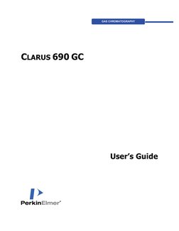 CLARUS 690 GC
User’s Guide
GAS CHROMATOGRAPHY