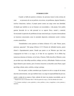 1
INTRODUCCIÓN
Cuando se habla de pastores cristianos, las personas tienen la idea errónea de
estar en presencia d