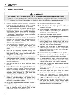 1 SAFETY
4
1
SAFETY
1.1 OPERATING SAFETY ______________________________________________________
1.
Safety is dependen