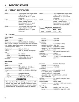 4 SPECIFICATIONS
8
4
SPECIFICATIONS
4.1 PRODUCT IDENTIFICATION_________________________________________________
84043.