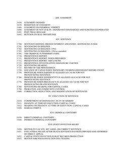 XIII. JUDGMENT
3.650.
JUDGMENT DEFINED
3.670.
RENDITION OF JUDGMENT
3.680.
JUDGMENT ON INFORMAL VERDICT
3.690.
JUDG