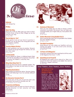 1
Editorial
with Michael Tse
3
PO Box
11
Walk This Way
Seeing the world can often open your eyes to what’s
in front of you. A